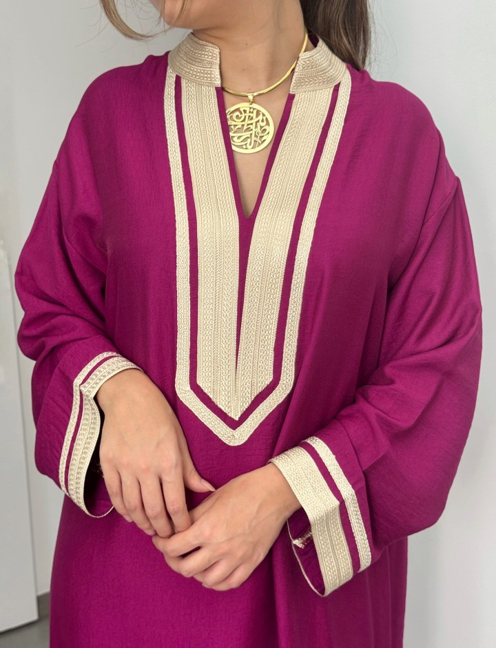 Robe Siwar — Viscose Noble & Finitions Artisanales Chic