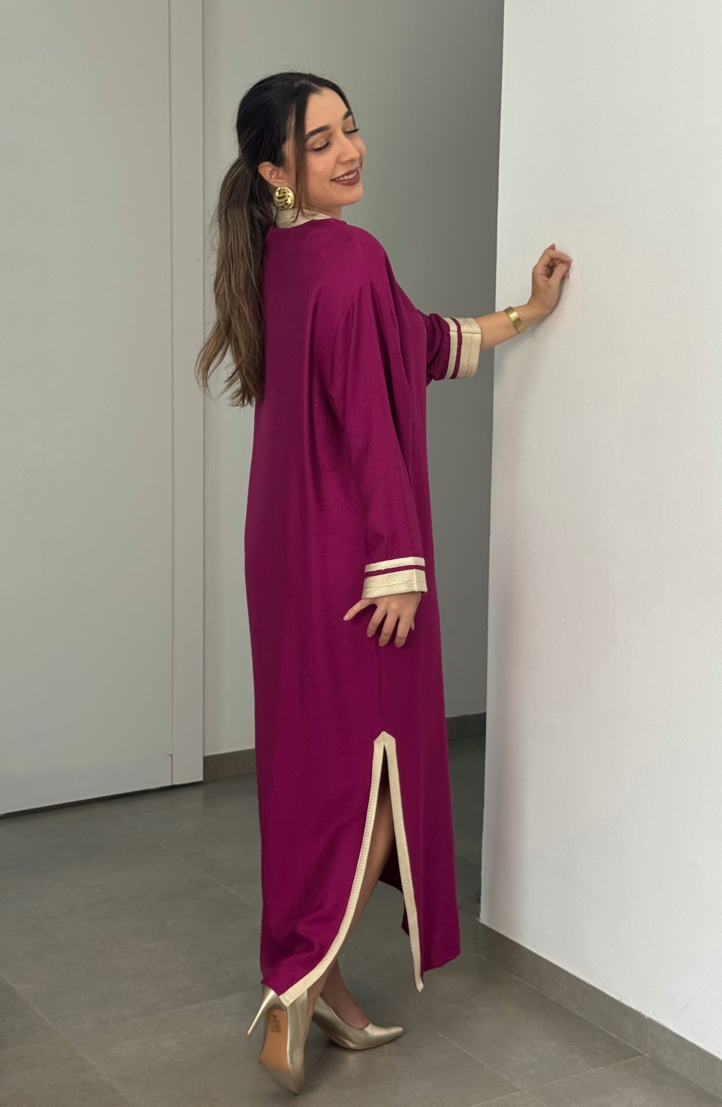 Robe Siwar — Viscose Noble & Finitions Artisanales Chic