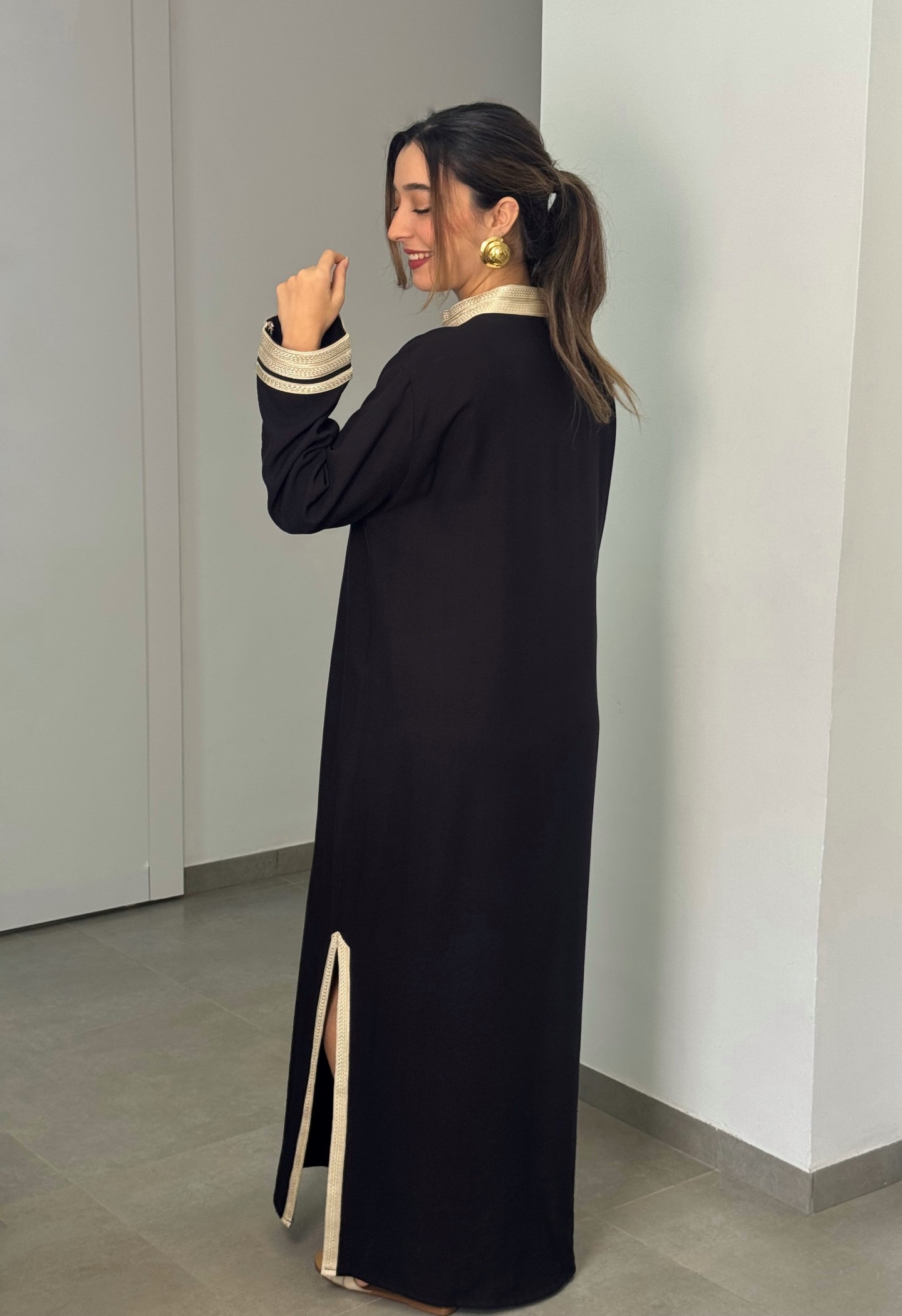 Robe Siwar — Viscose Noble & Finitions Artisanales Chic