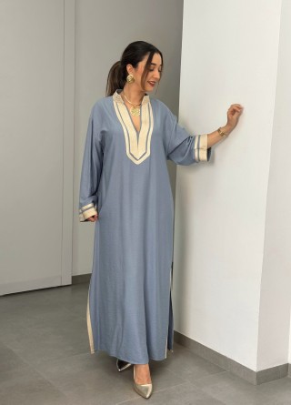 Robe Siwar — Viscose Noble & Finitions Artisanales Chic