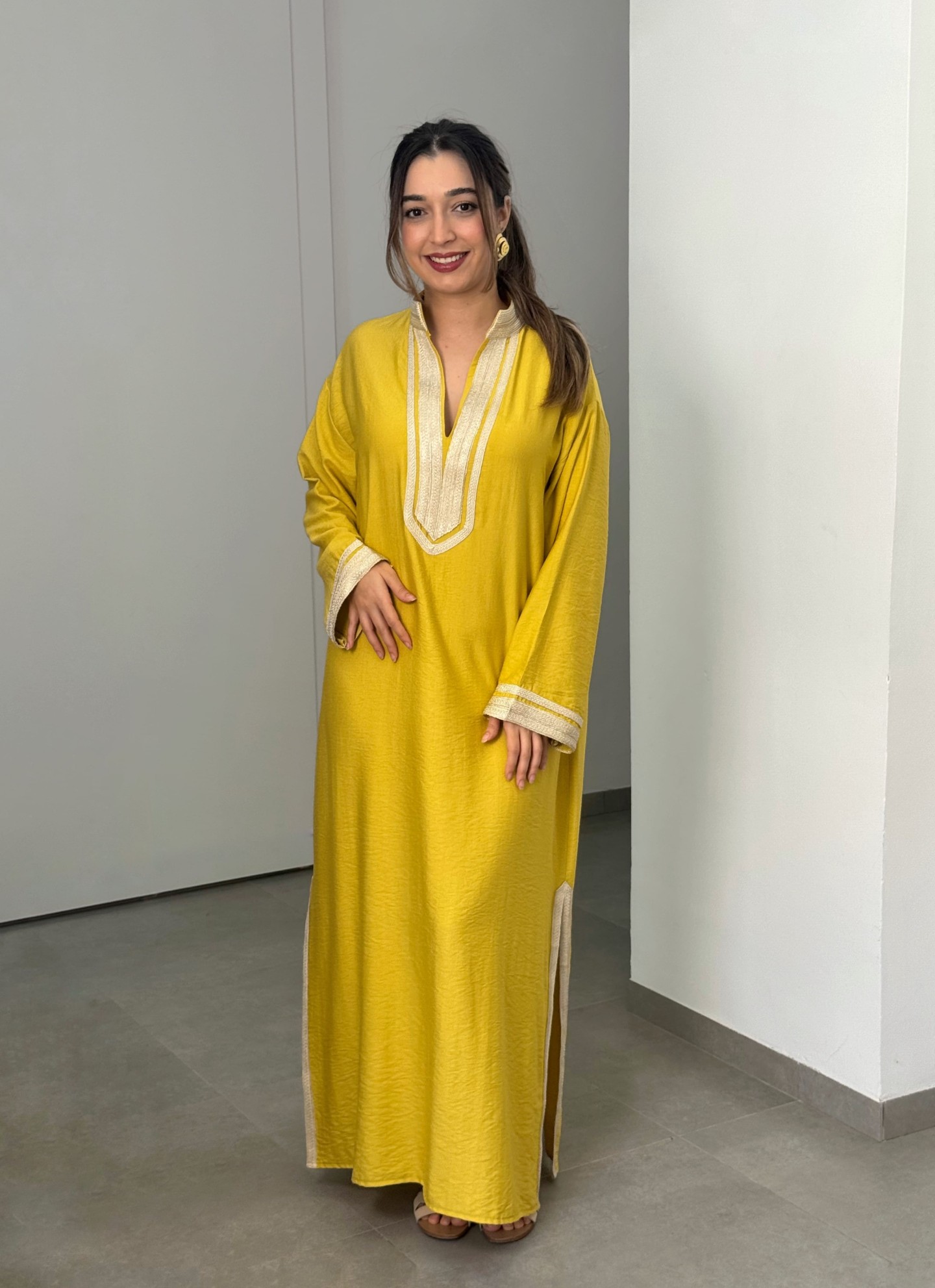 Robe Siwar — Viscose Noble & Finitions Artisanales Chic