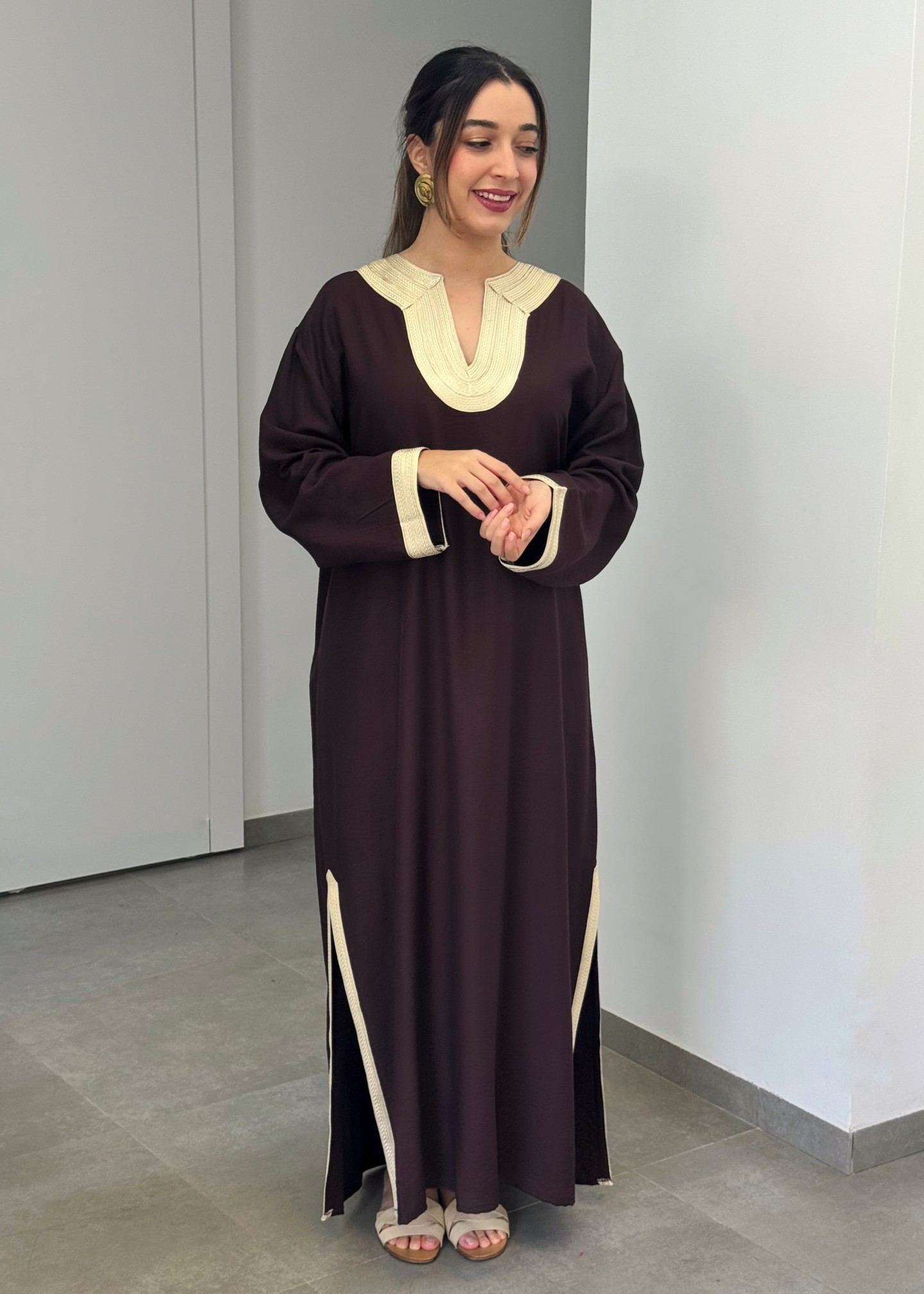 Robe Jasmin — Viscose Fluide & Finitions Artisanales Chic