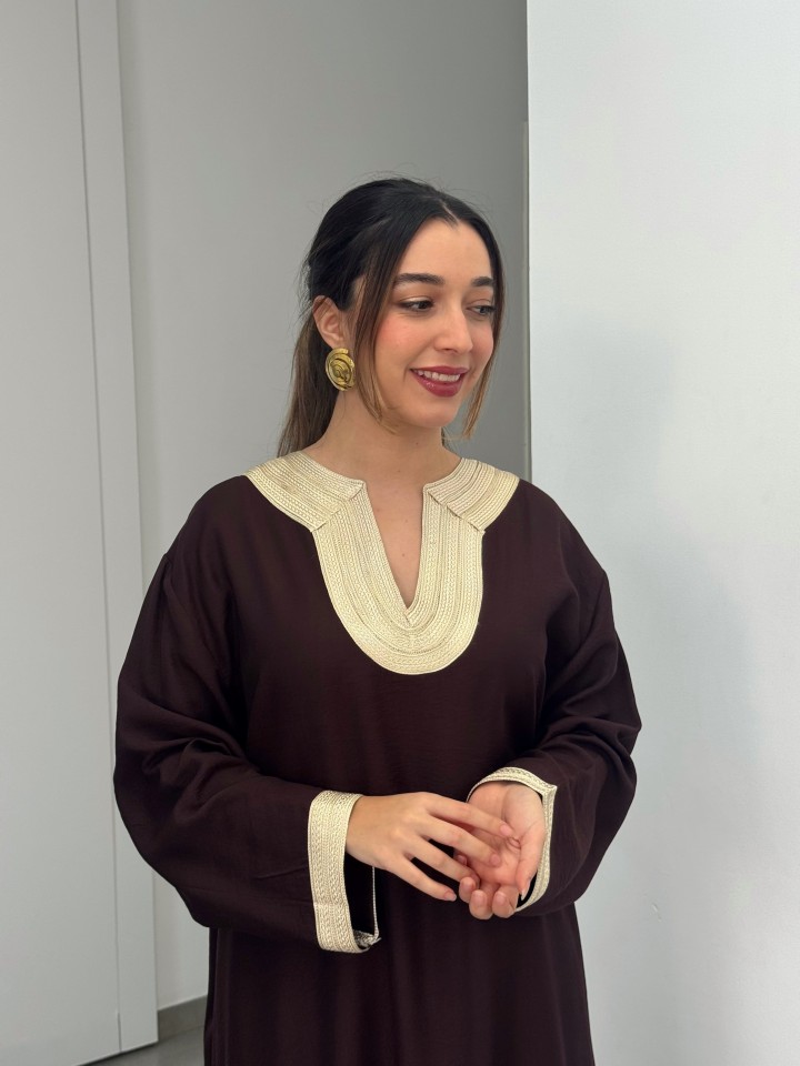 Robe Jasmin — Viscose Fluide & Finitions Artisanales Chic