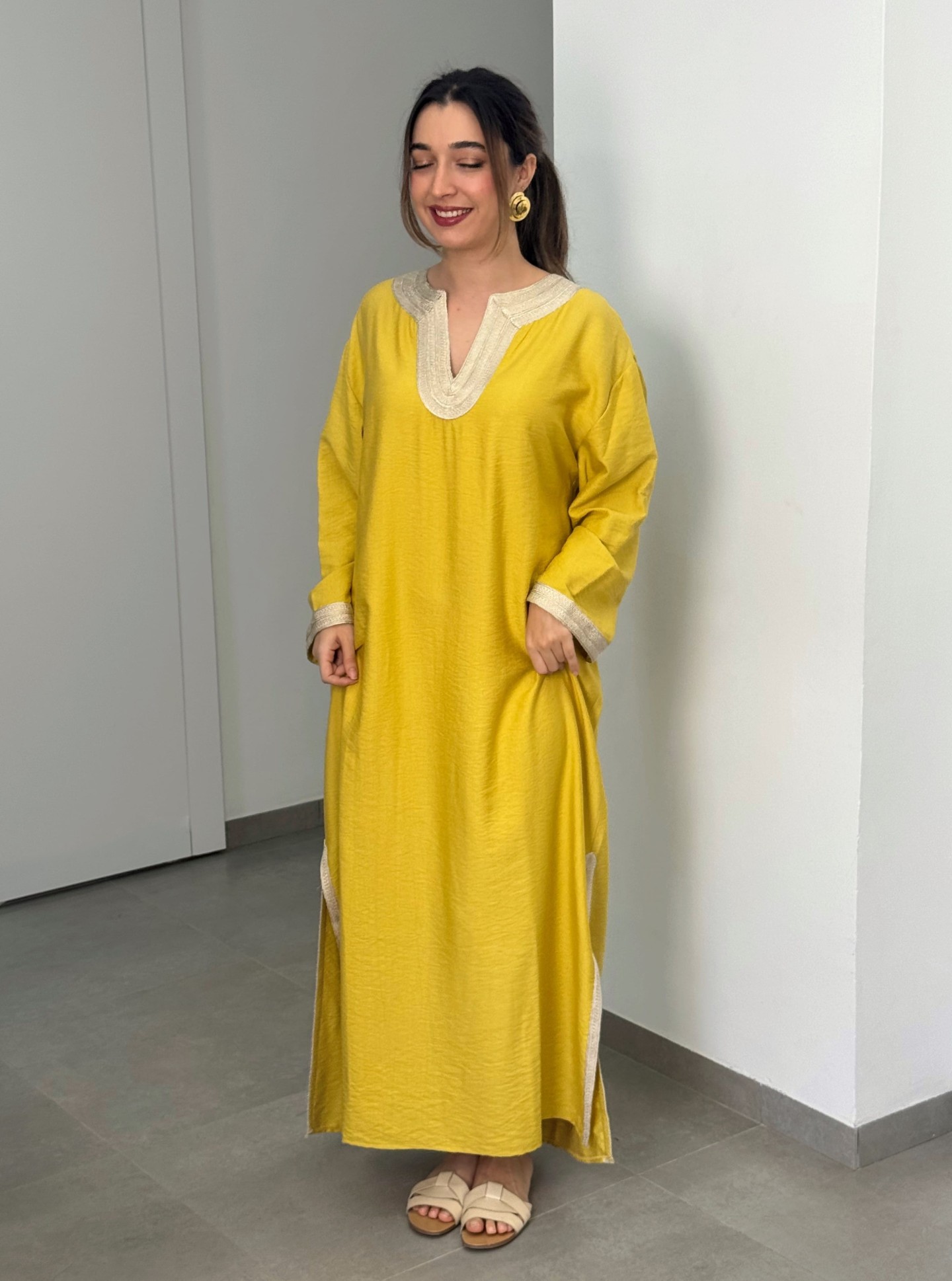 Robe Jasmin — Viscose Fluide & Finitions Artisanales Chic