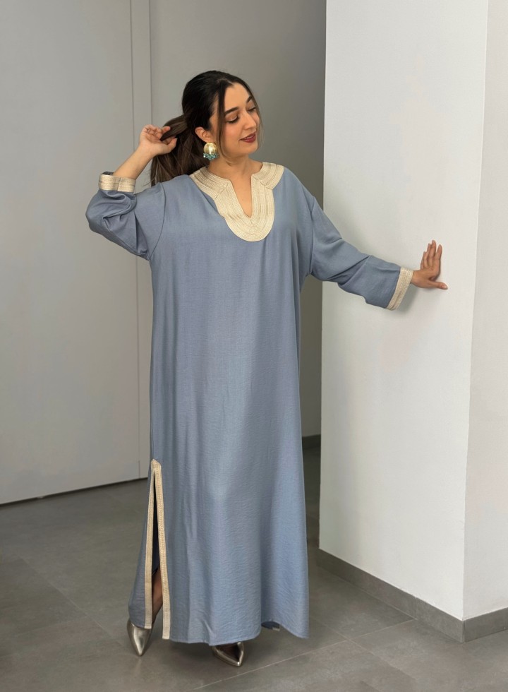 Robe Jasmin — Viscose Fluide & Finitions Artisanales Chic