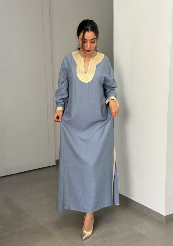 Robe Jasmin — Viscose Fluide & Finitions Artisanales Chic