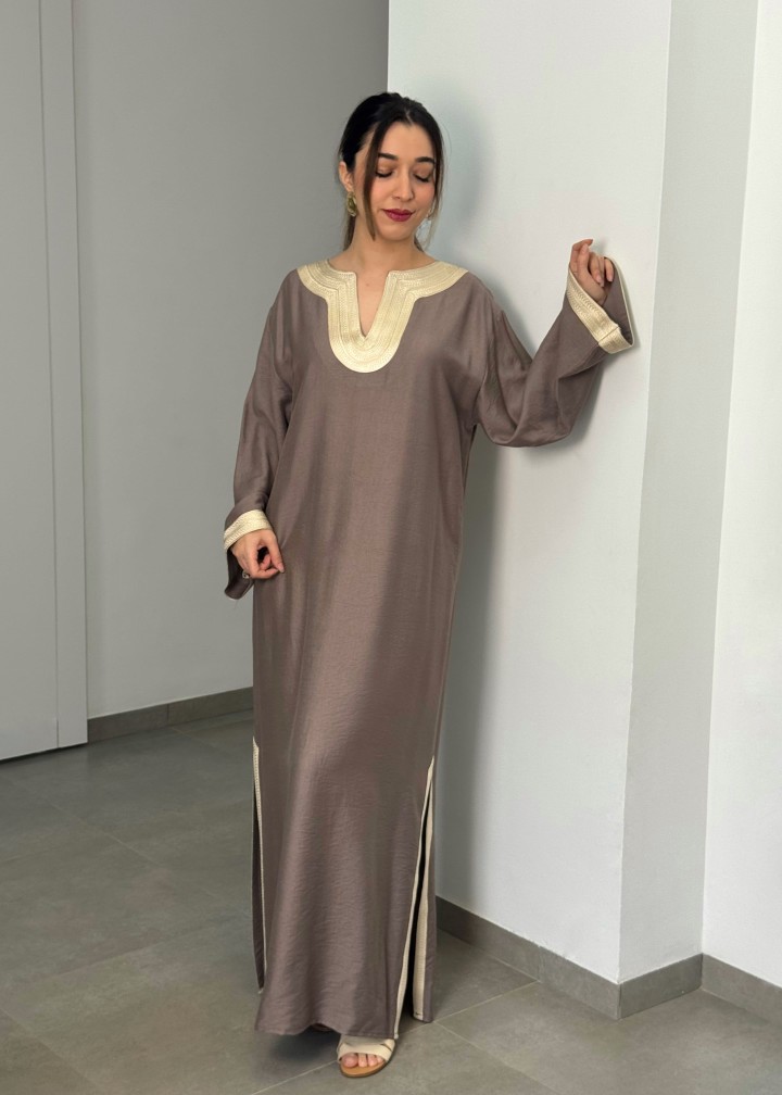 Robe Jasmin — Viscose Fluide & Finitions Artisanales Chic