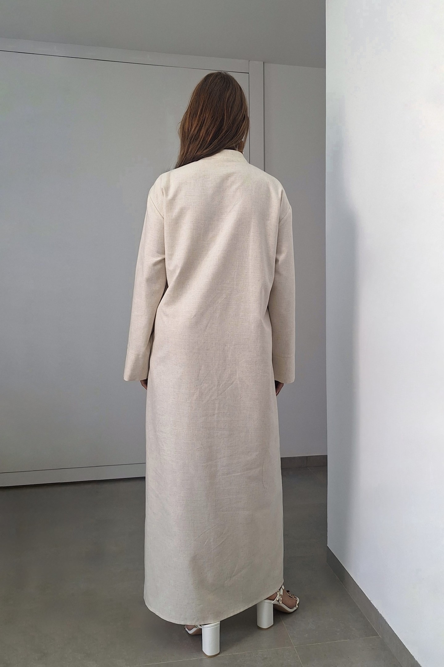 Robe Emmah — Lin & Coton & Broderie Berbère Chic