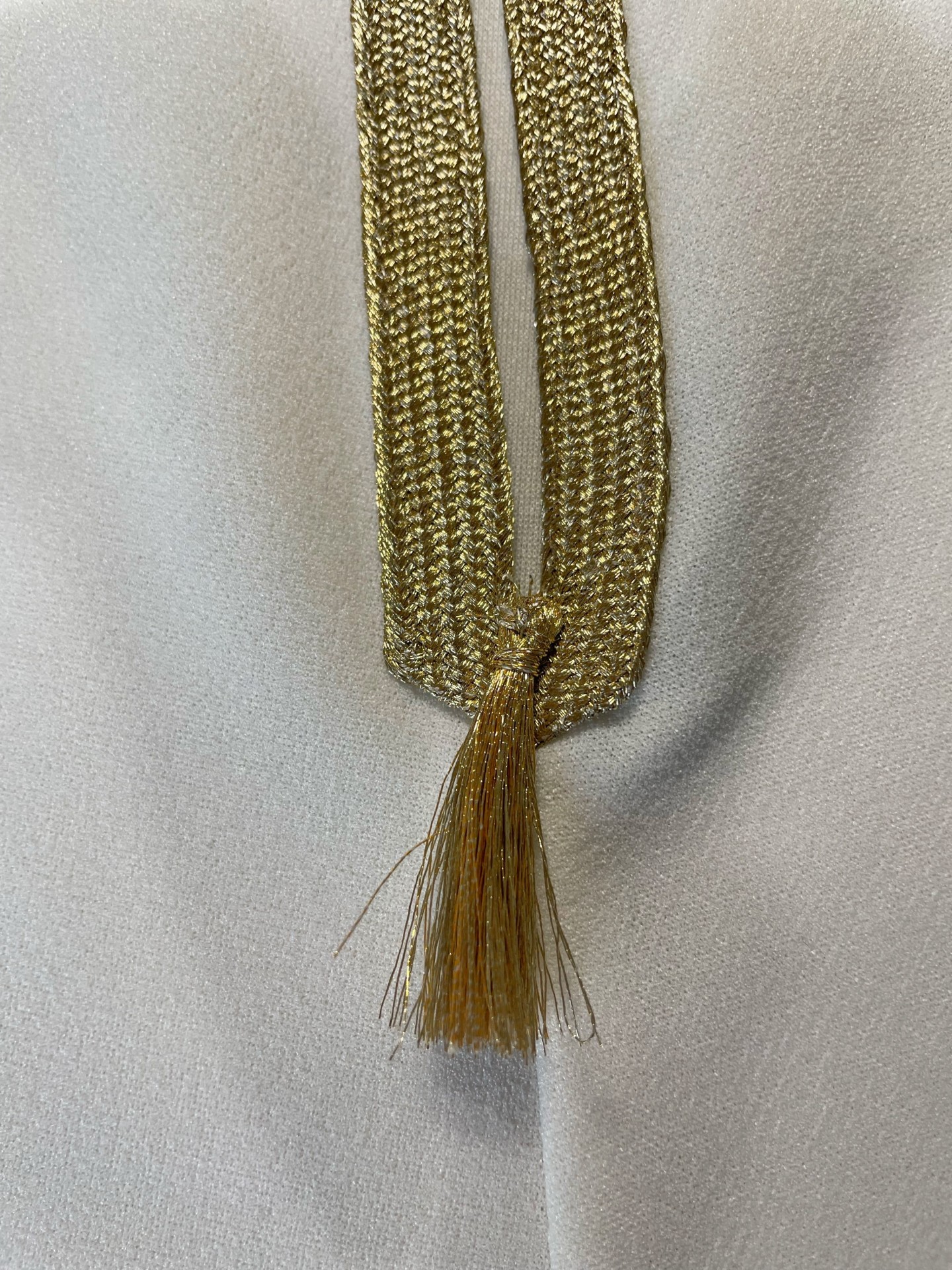 Cape Tounsia Crêpe Courte Évasée Bordure Traditionnelle Chic