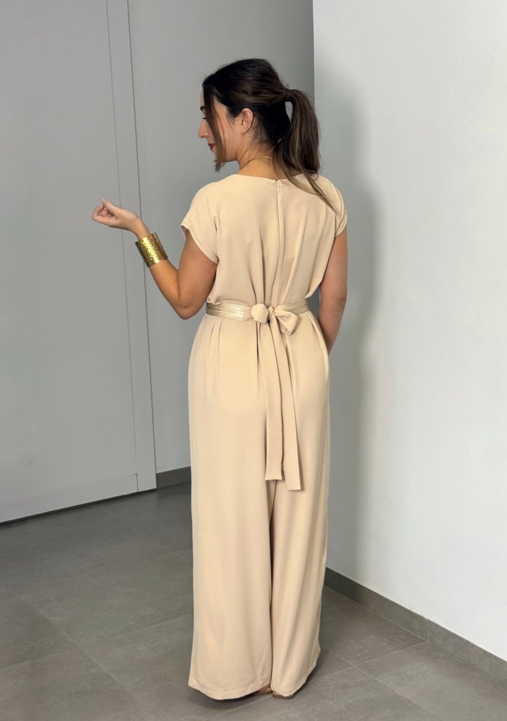 Ensemble Wissem Crêpe Fluide Abaya & Combinaison Chic