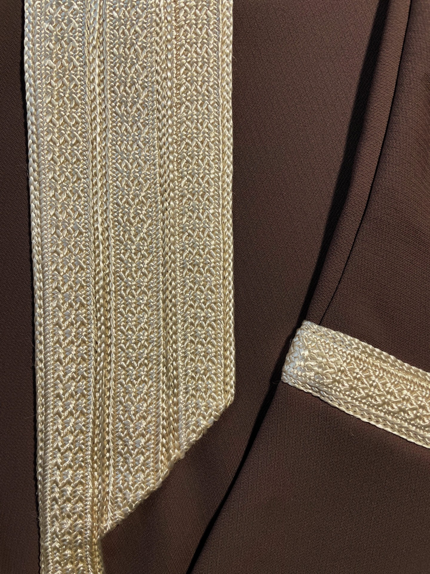 Ensemble Wissem — Abaya & Combinaison en Crêpe Fluide