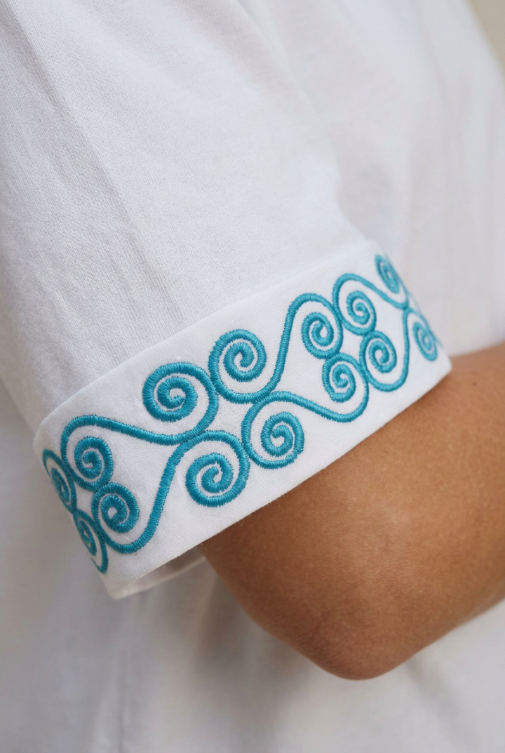 T-shirt Oversize en Coton Premium Volute — H-Fashion