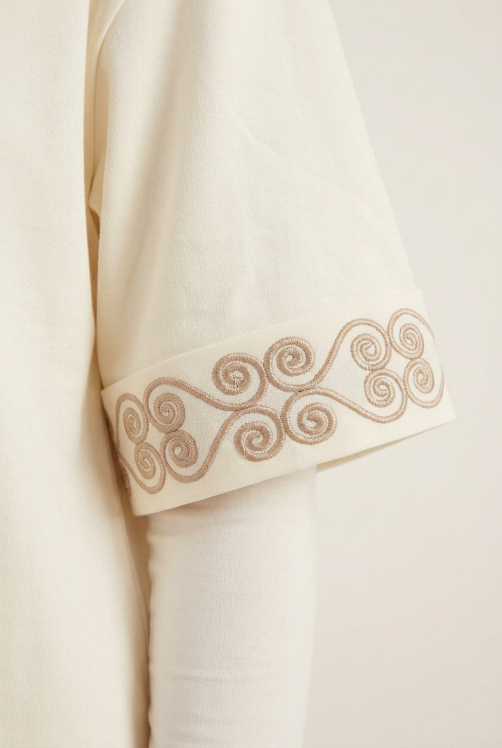 T-shirt Oversize en Coton Premium Volute — H-Fashion