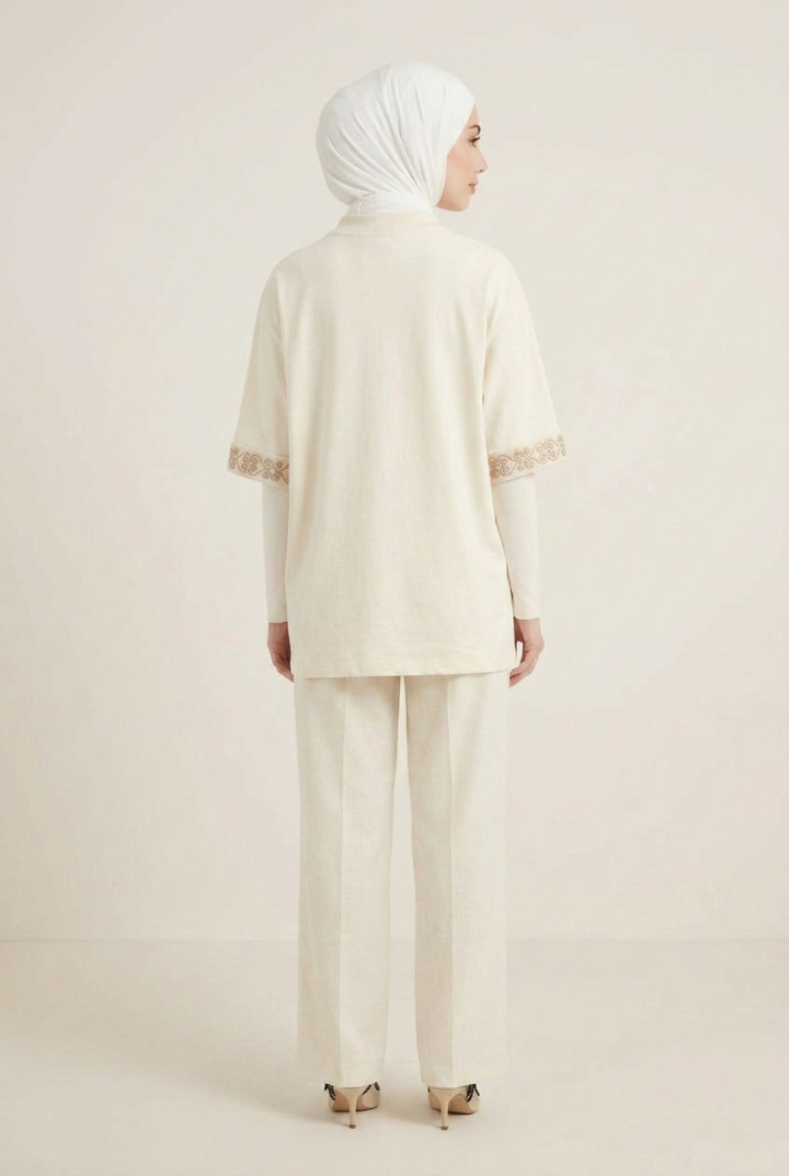 T-shirt Oversize en Coton Premium Volute — H-Fashion