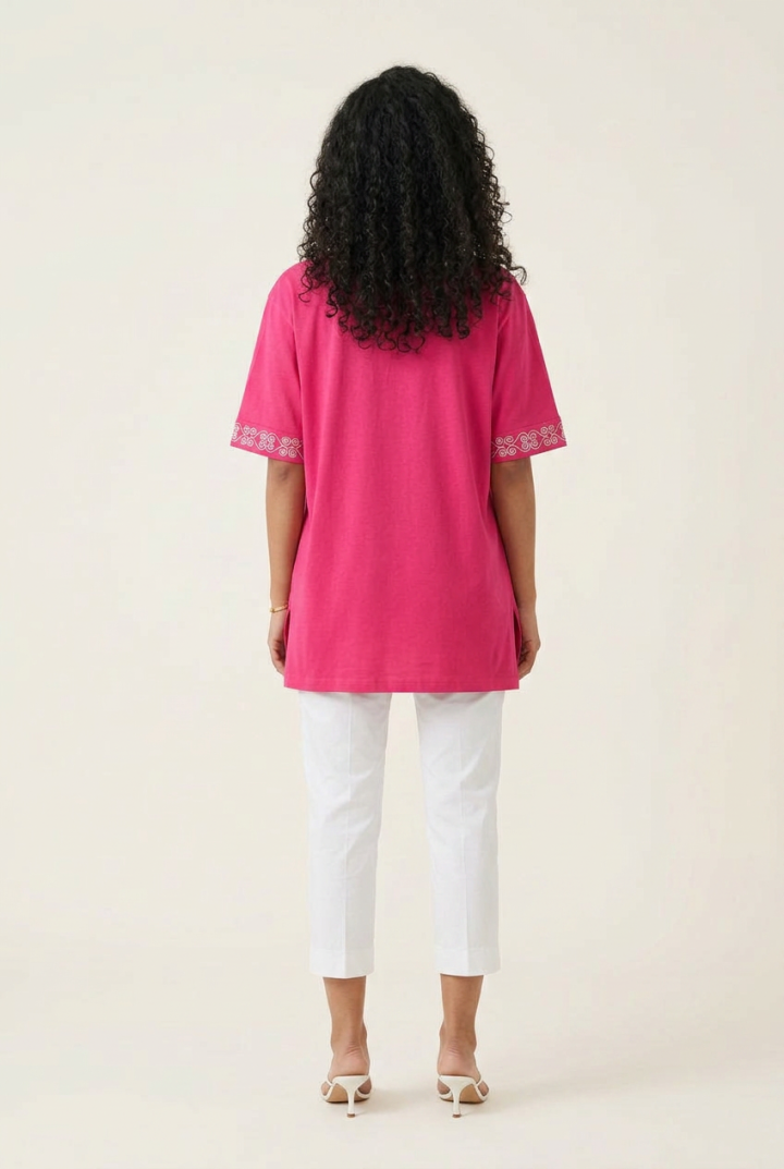 T-shirt Oversize en Coton Premium Volute — H-Fashion